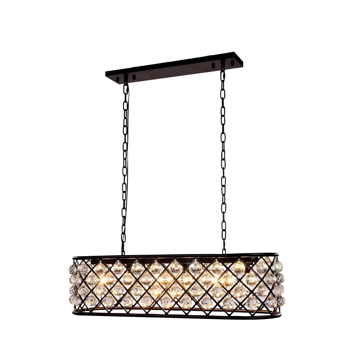 Urban Classic Madison 40 Inch 6 Light Mini Chandelier by Elegant Lighting