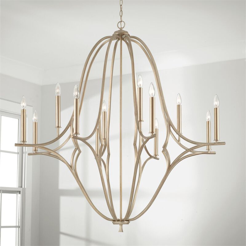Claire 48 Inch 12 Light Chandelier by Capital Lighting Fixture Company