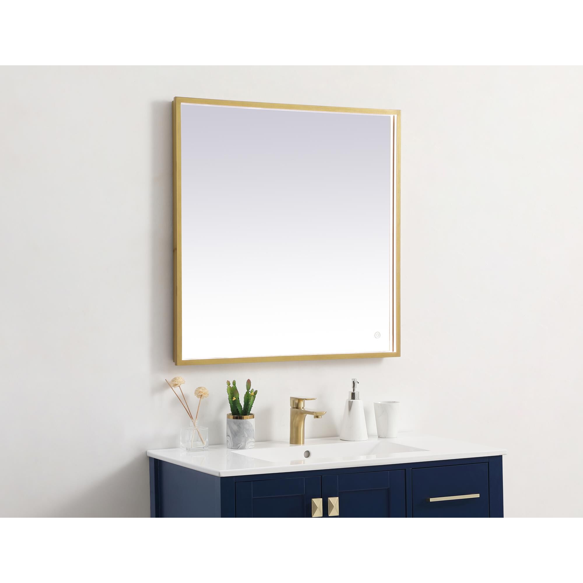 Pier LED Lighted Mirror by Elegant Decor