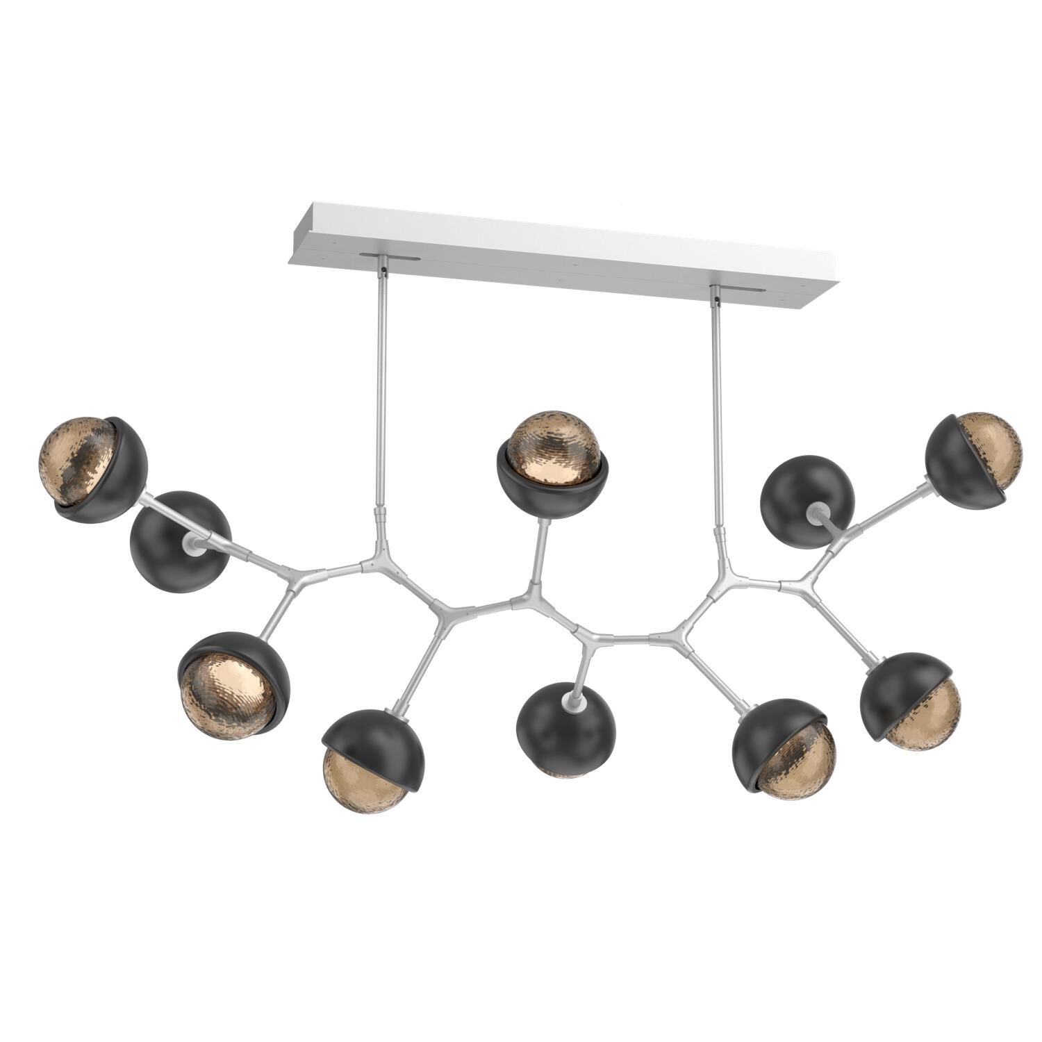 Levi Wilson Cabochon 56 Inch Linear Suspension Light by Hammerton Studio