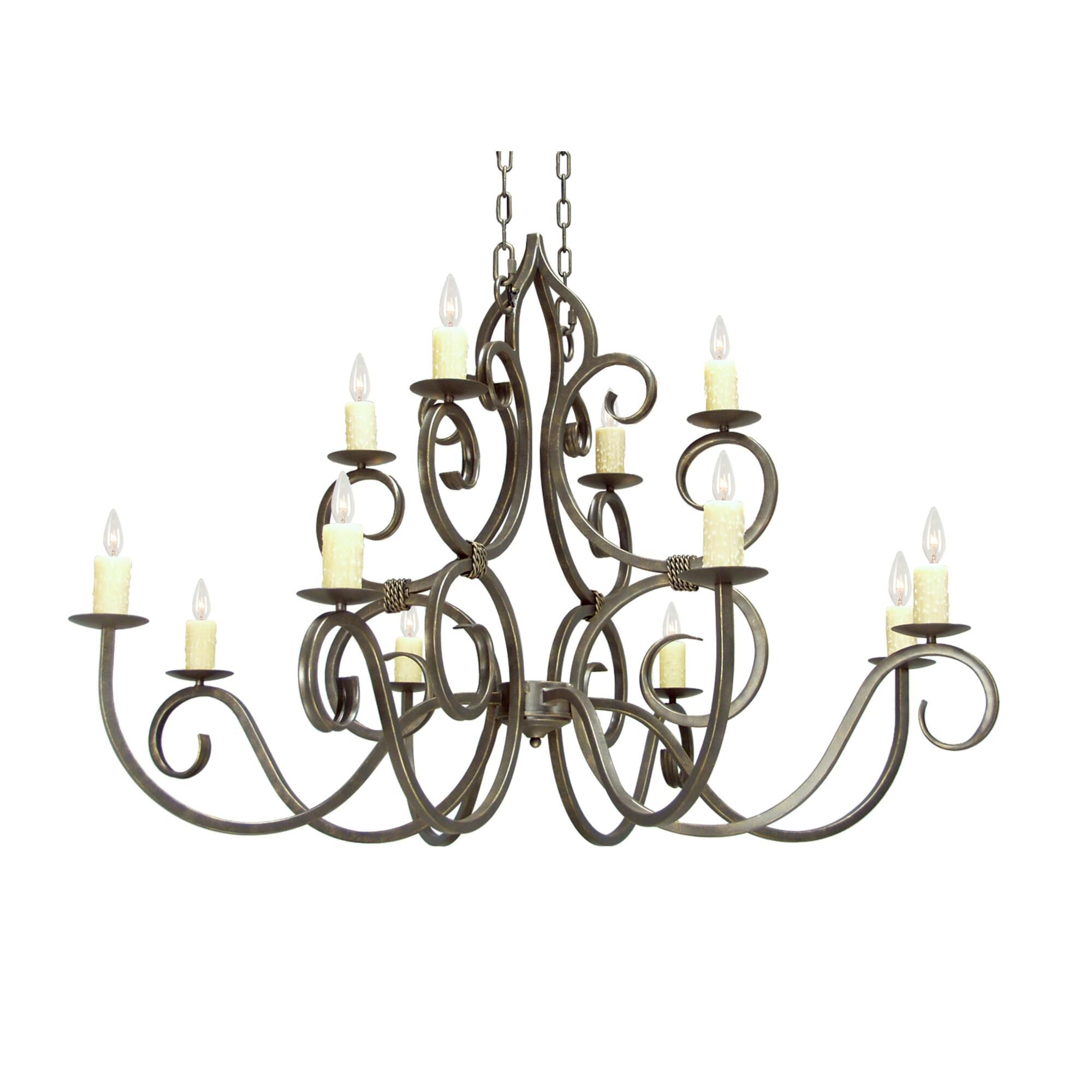 Clayton 60 Inch 3 Light Chandelier by Meyda Lighting