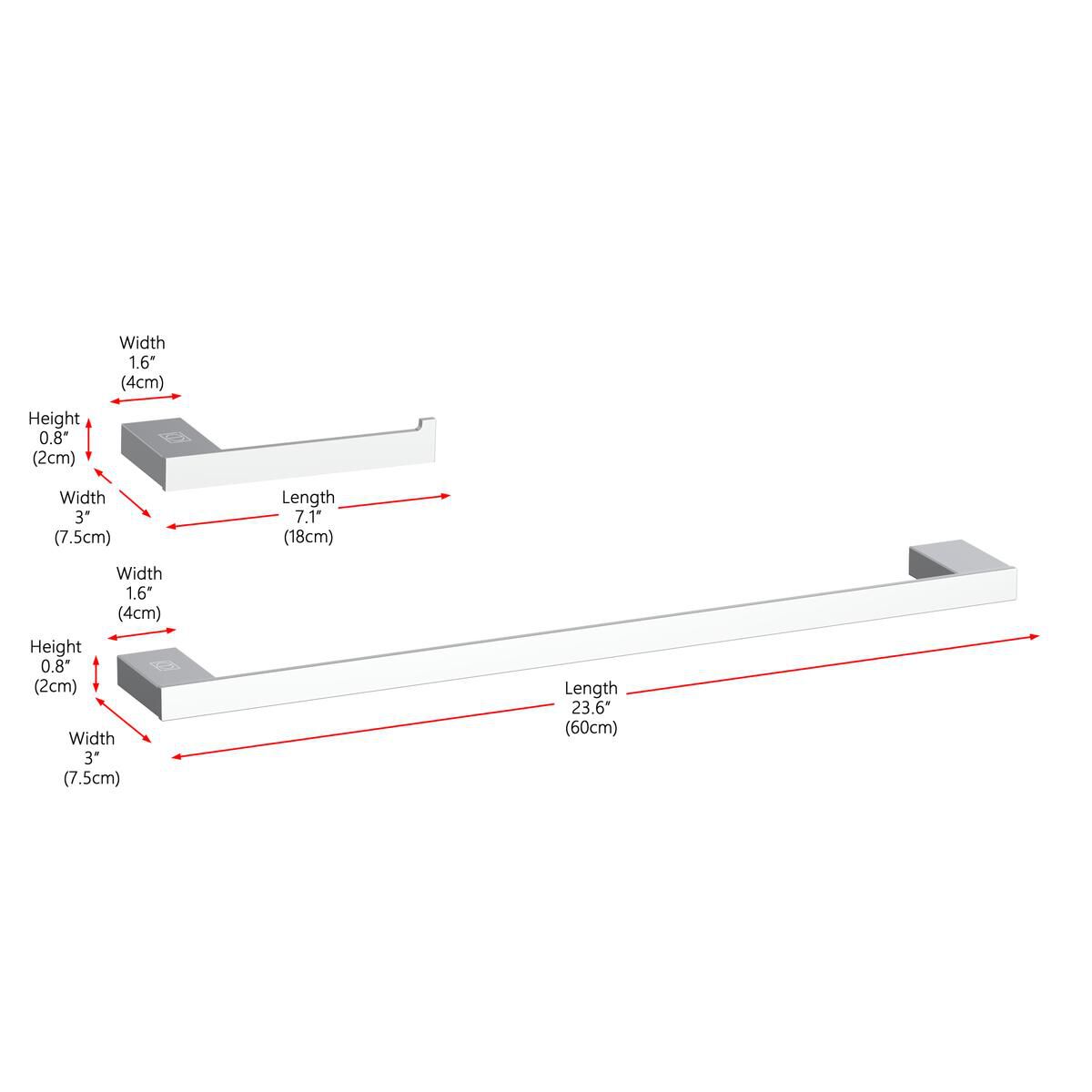 Shown in Chrome finish