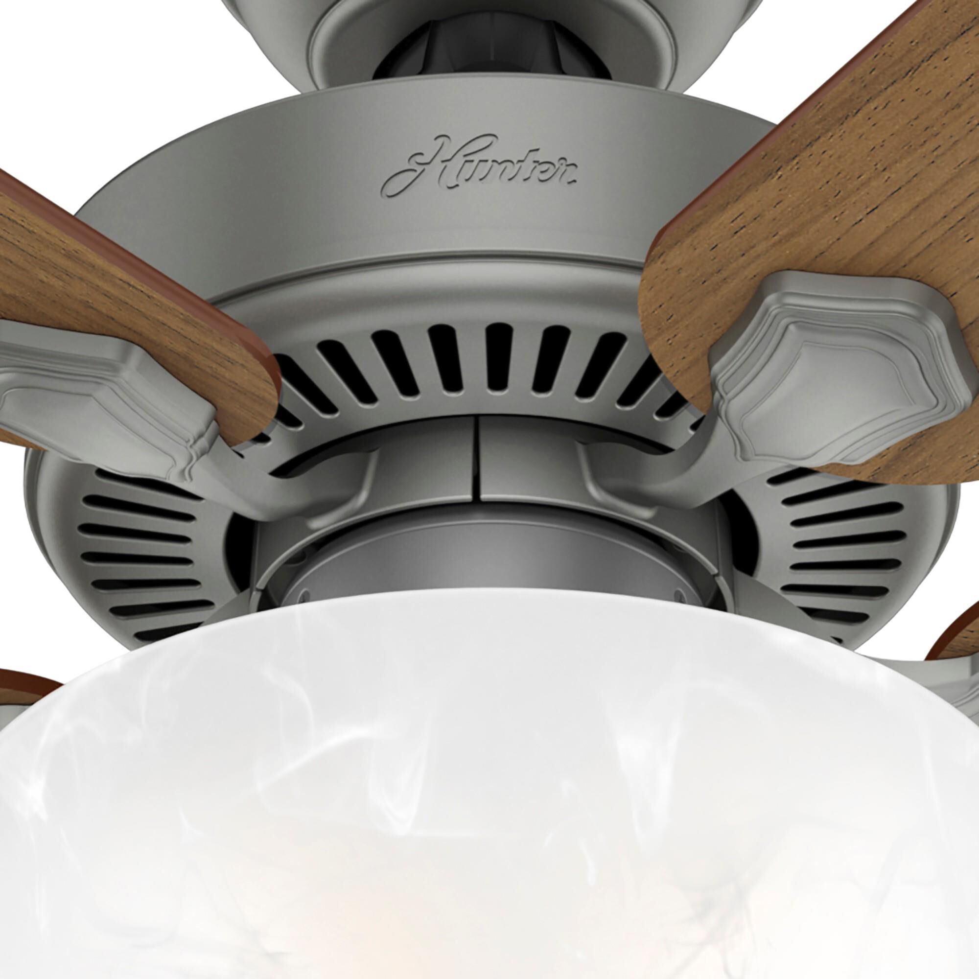 Swanson 52 Inch Ceiling Fan with Light Kit by Hunter Fan