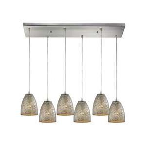 Shown in Satin Nickel finish and Silver glass 