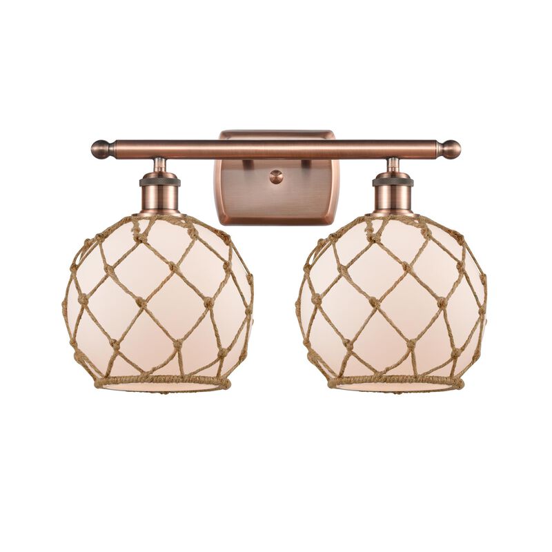 Bruno Marashlian Farmhouse Rope 18 Inch Bath Vanity Light by Innovations Lighting