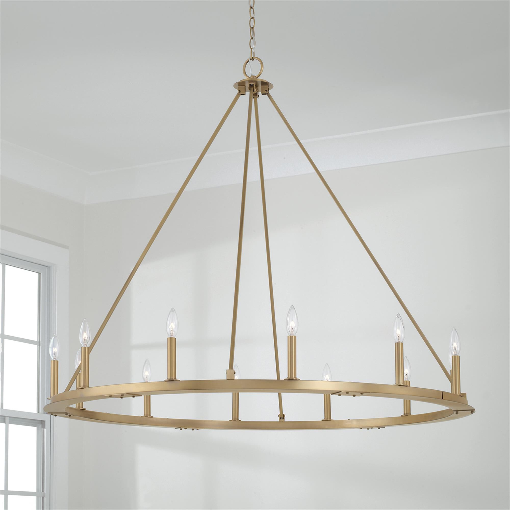 Shown in Aged Brass finish