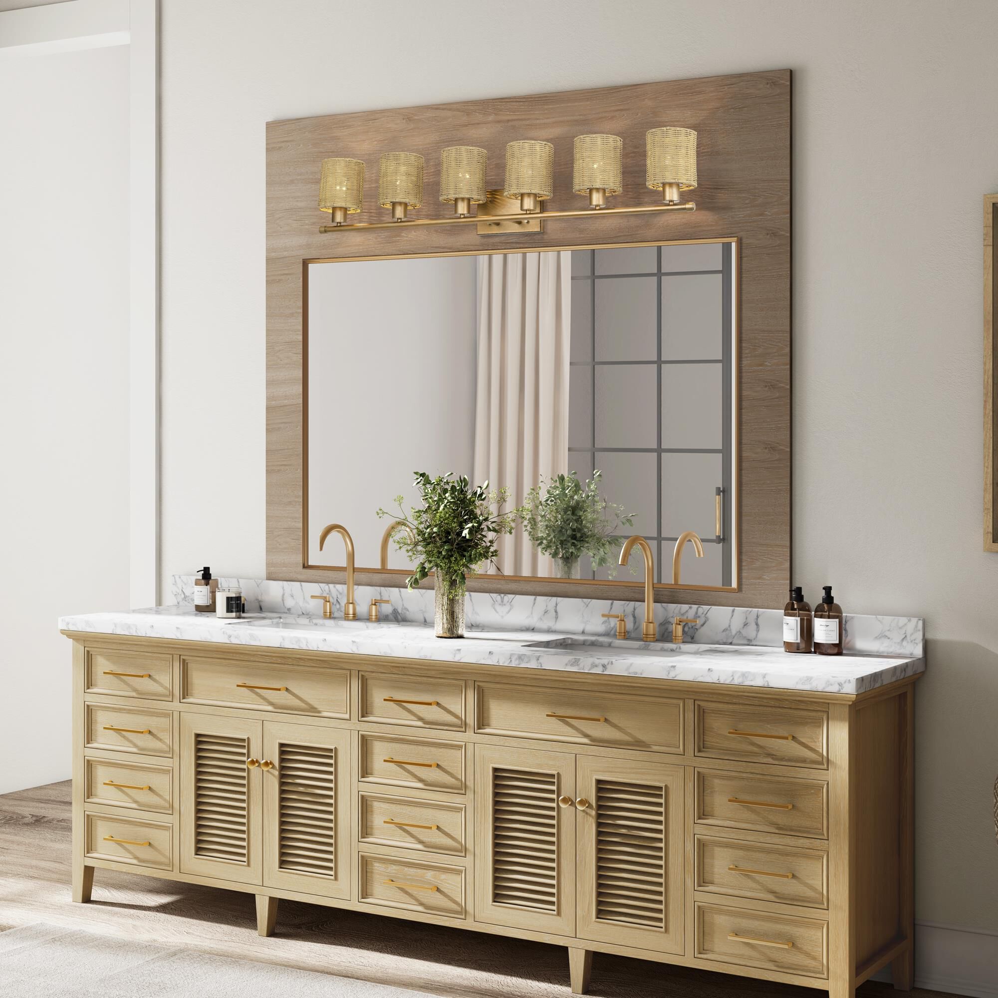 Weavington 46 Inch Bath Vanity Light by Livex Lighting