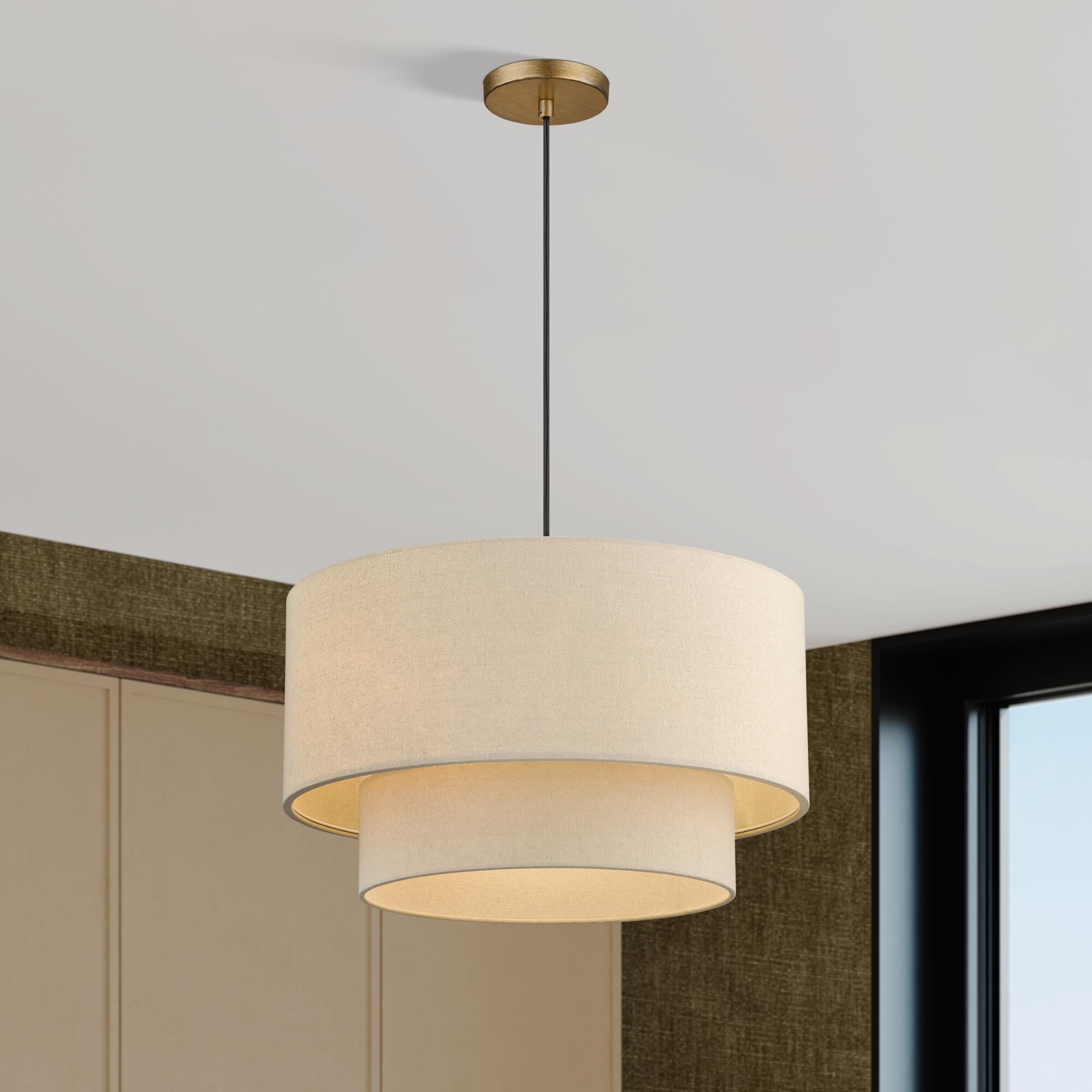 Bellingham 20 Inch Large Pendant by Livex Lighting