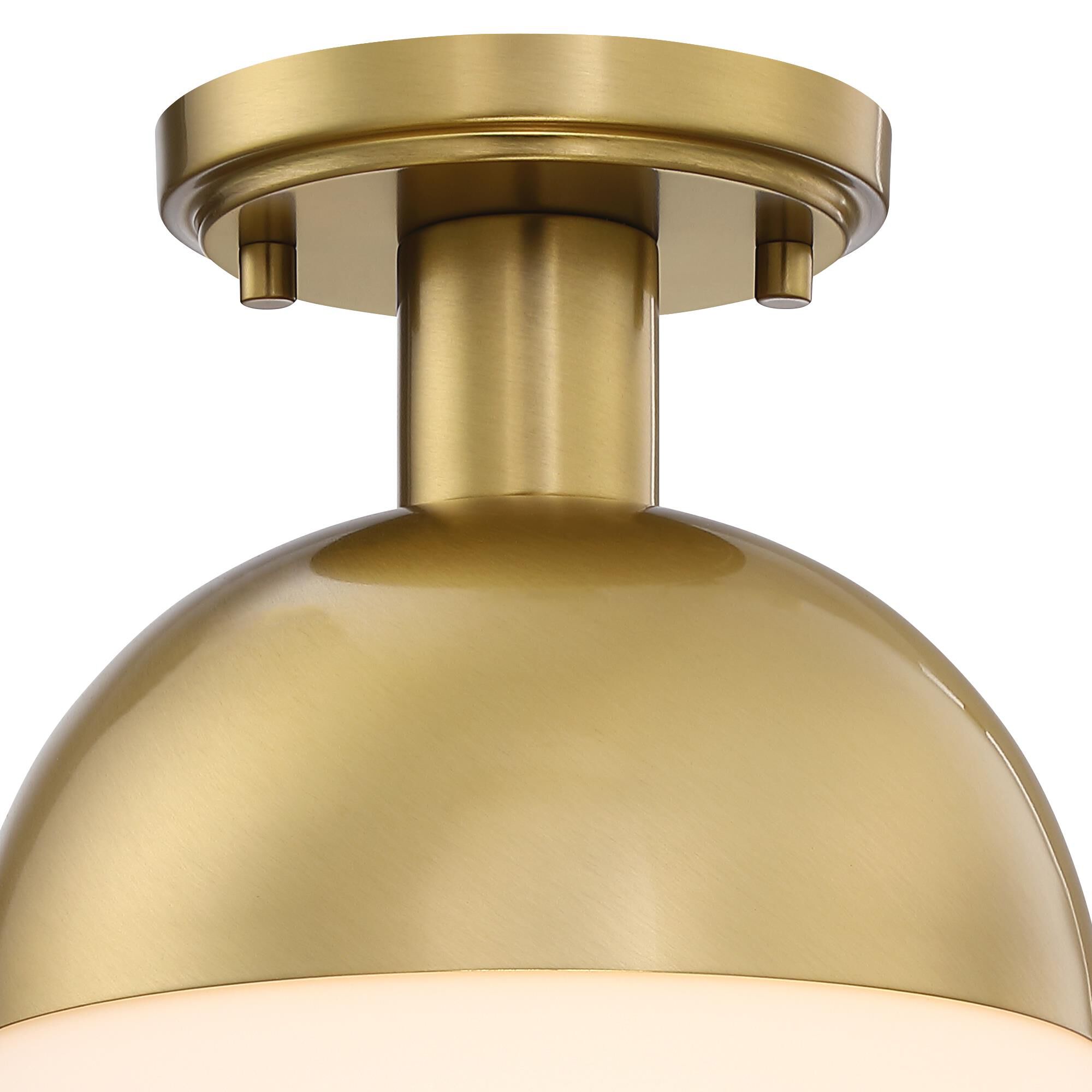 Linden 8 Inch Semi Flush Mount by Designers Fountain