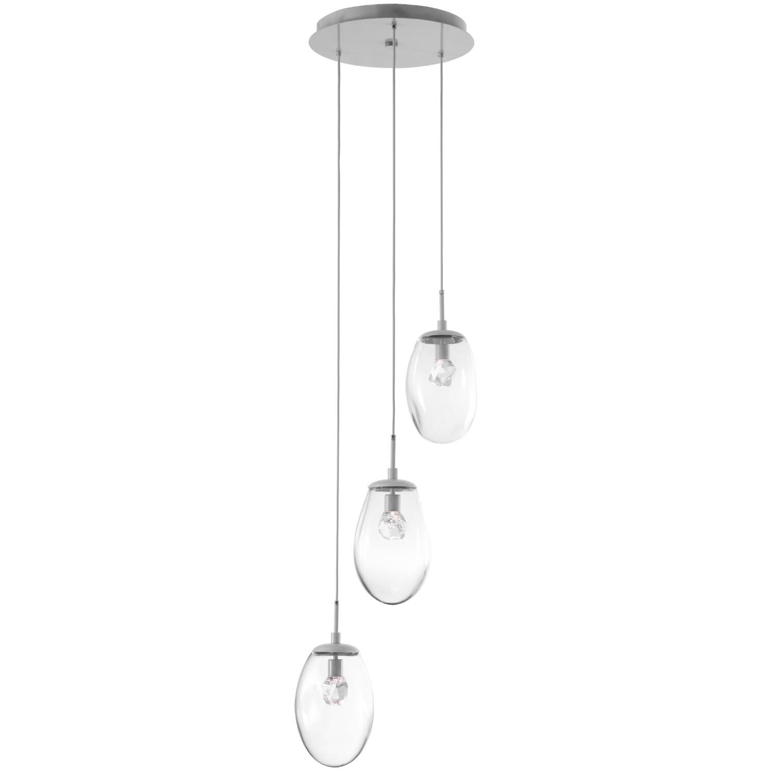 Levi Wilson Nebula 22 Inch 3 Light LED Multi Light Pendant by Hammerton Studio