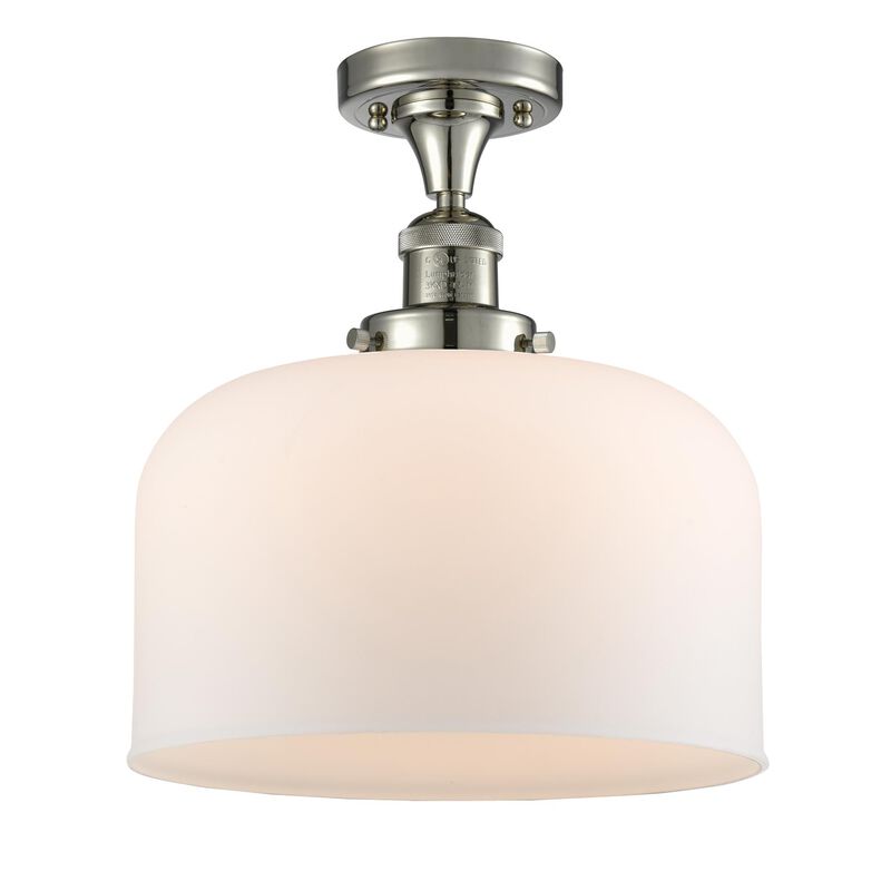 Bruno Marashlian Bell 12 Inch 1 Light Semi Flush Mount by Innovations Lighting