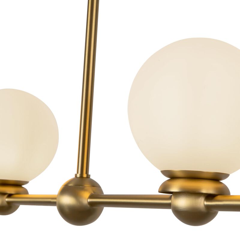 Ryan Pauly Beckett Medium Linear Chandelier by Alora Mood