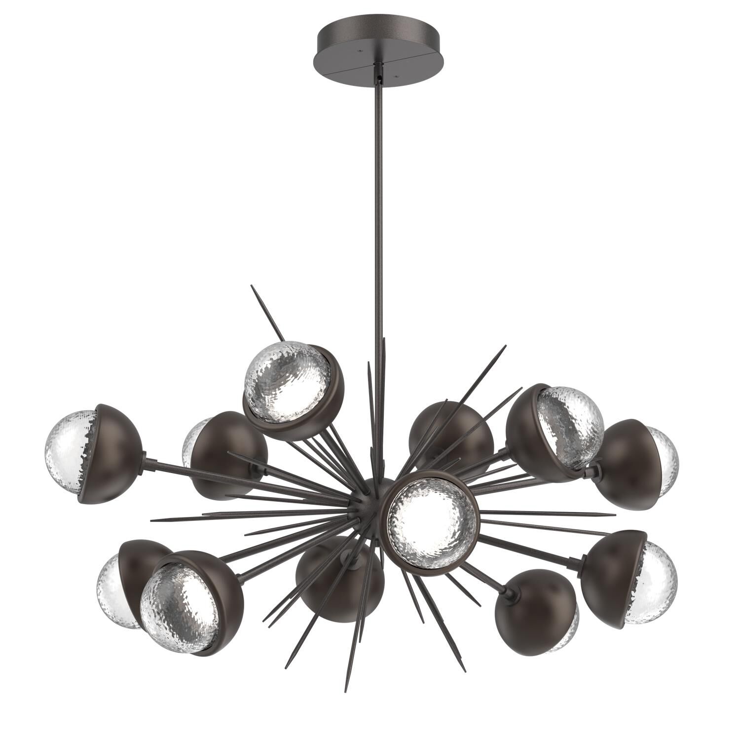 Shown in Graphite finish and Clear glass and Flat Bronze accent