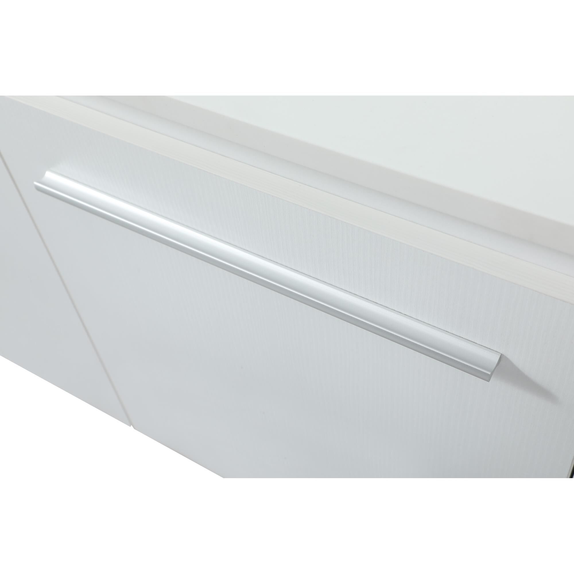 Shown in White finish