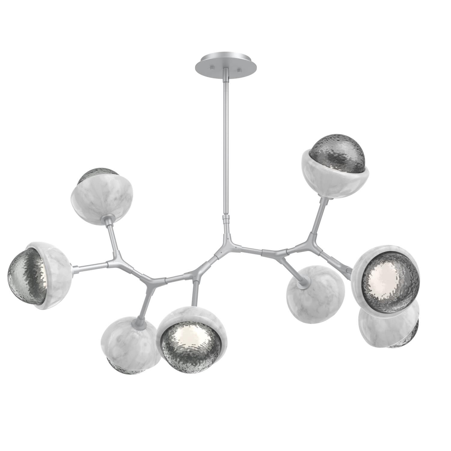 Levi Wilson Cabochon 38 Inch Linear Suspension Light by Hammerton Studio