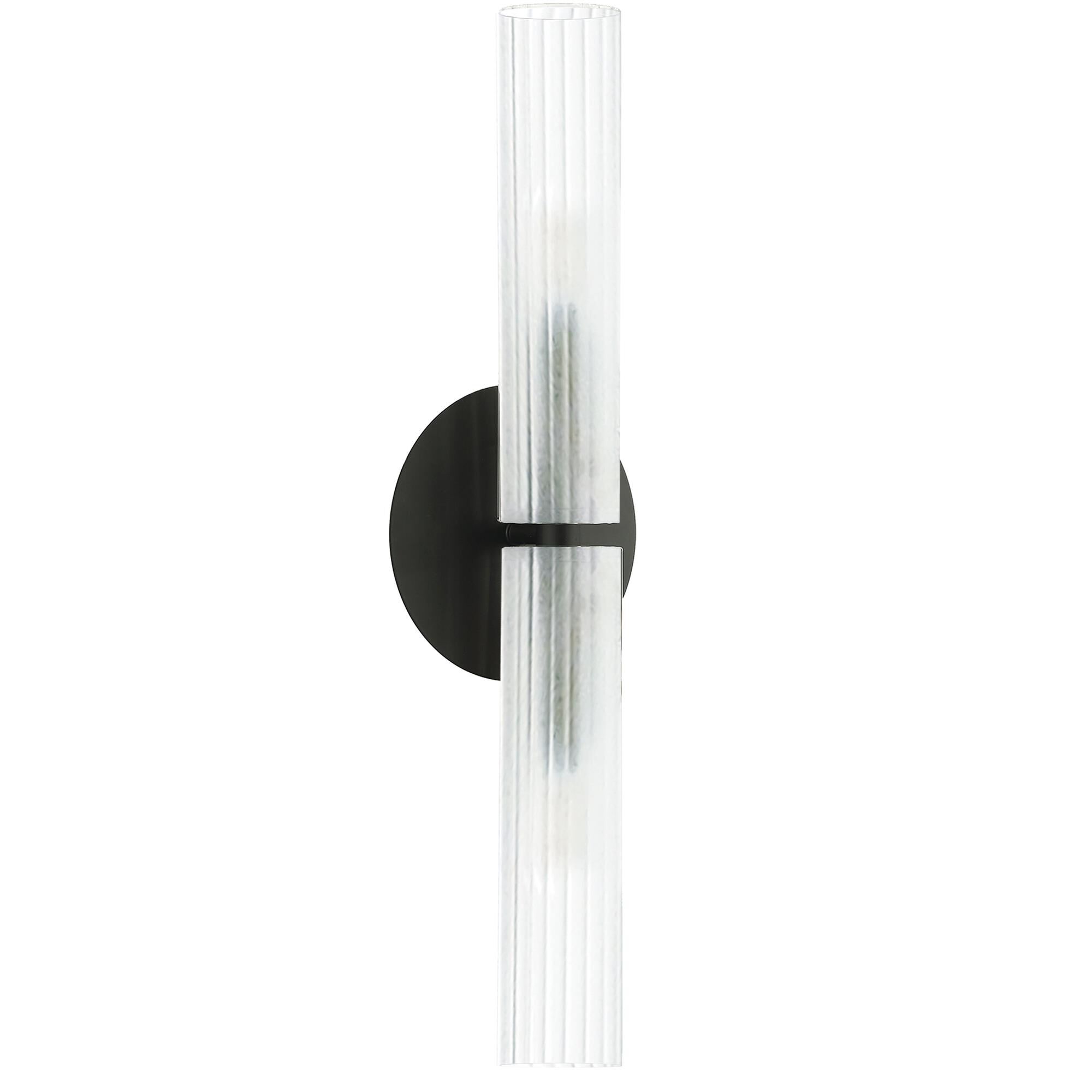 Shown in Matte Black finish and Frosted glass