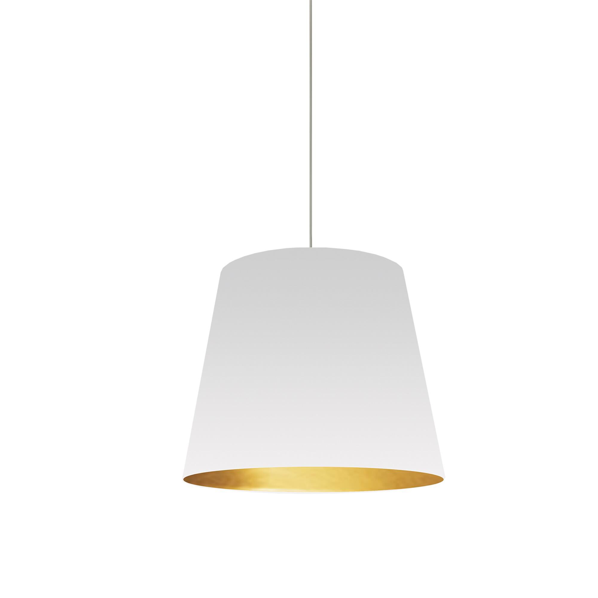 Shown in White finish and White shade