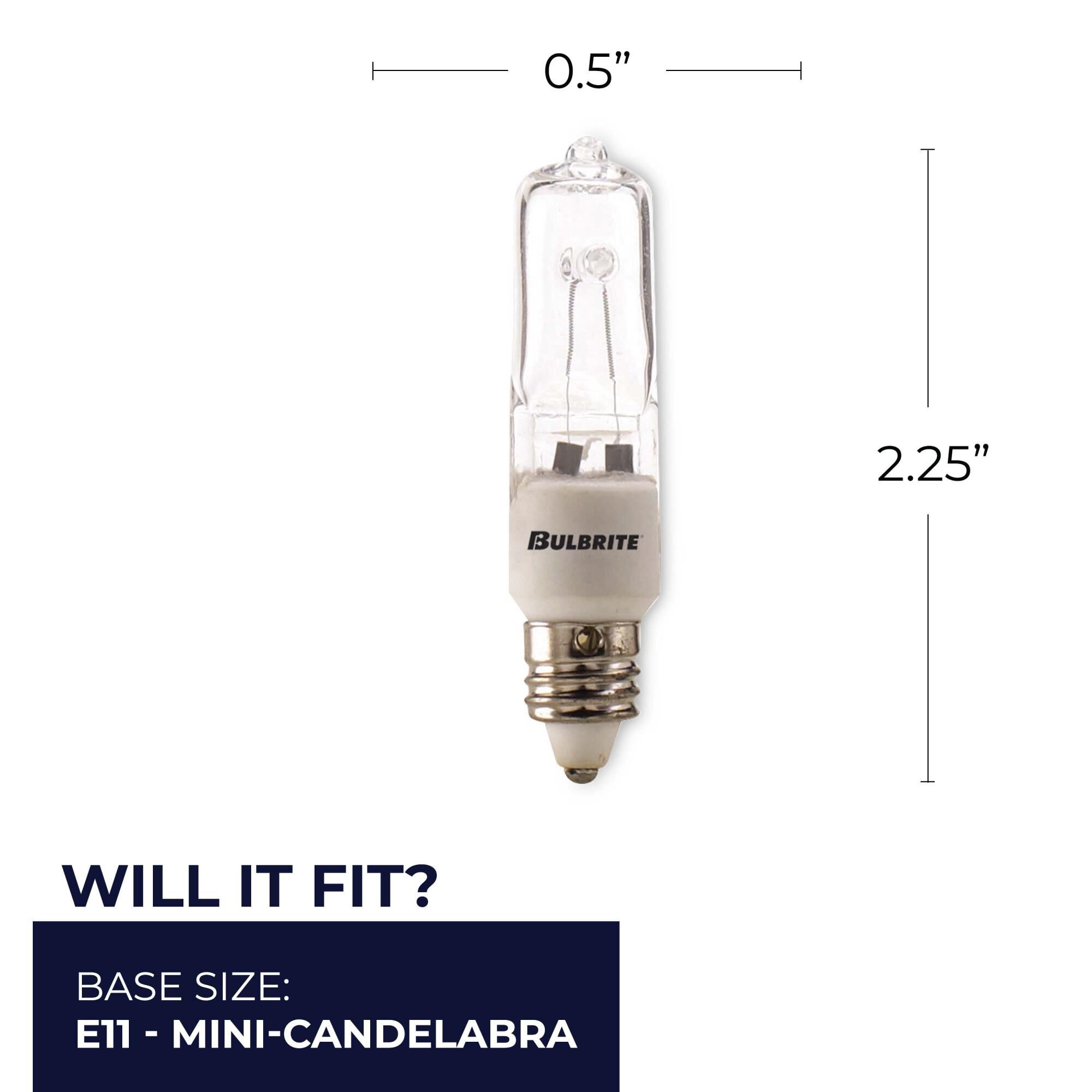 75 Watt 2900K T4 Halogen Light Bulb,