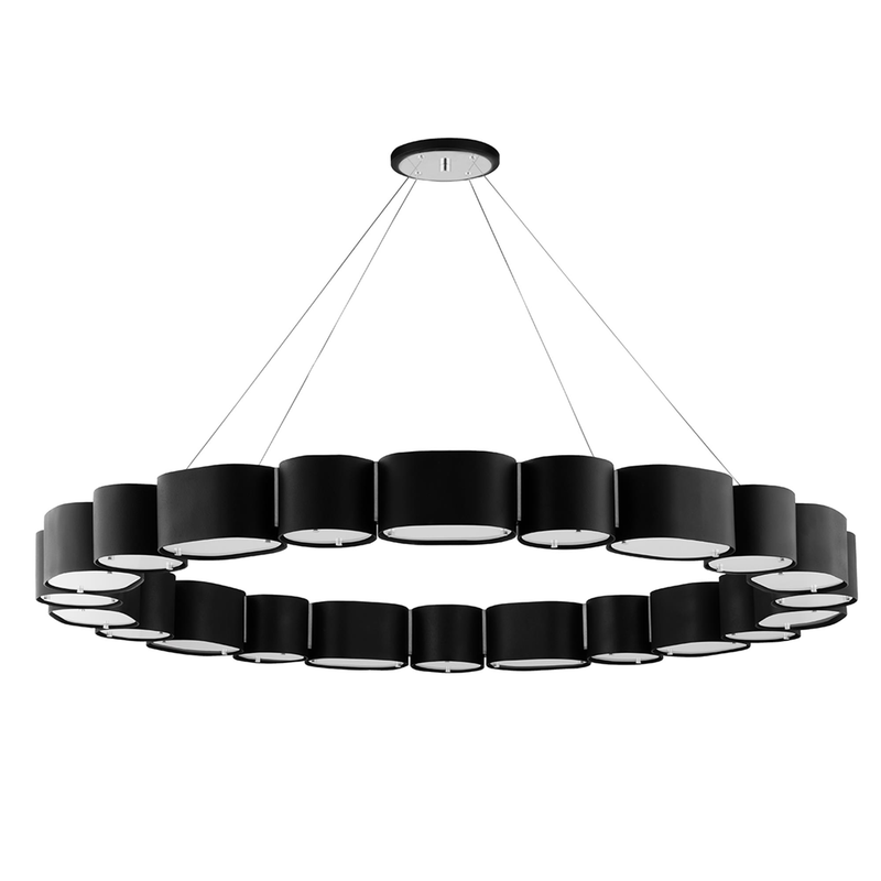Opal Large Chandelier by Corbett Lighting