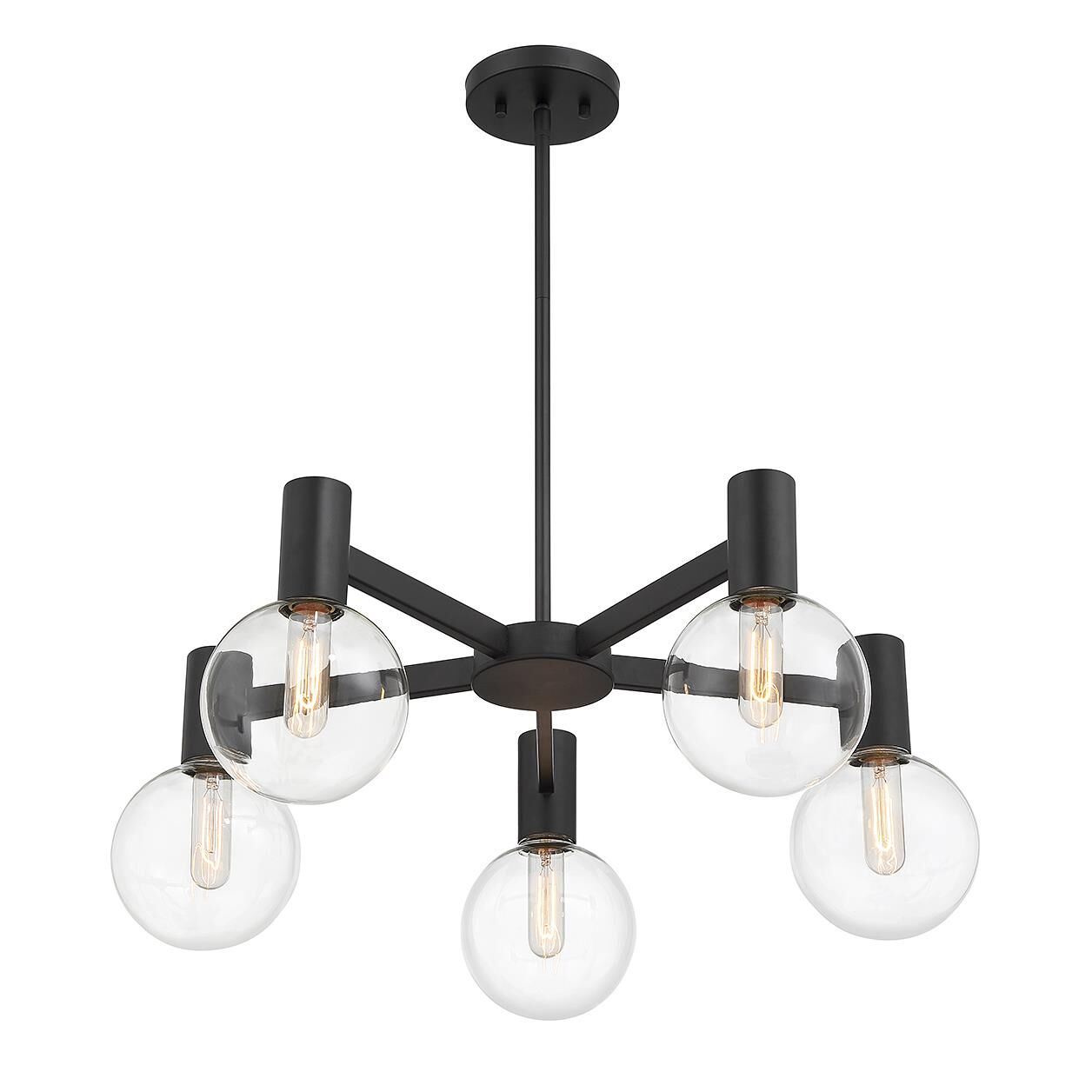 Wright 28 Inch 5 Light Chandelier by Savoy House