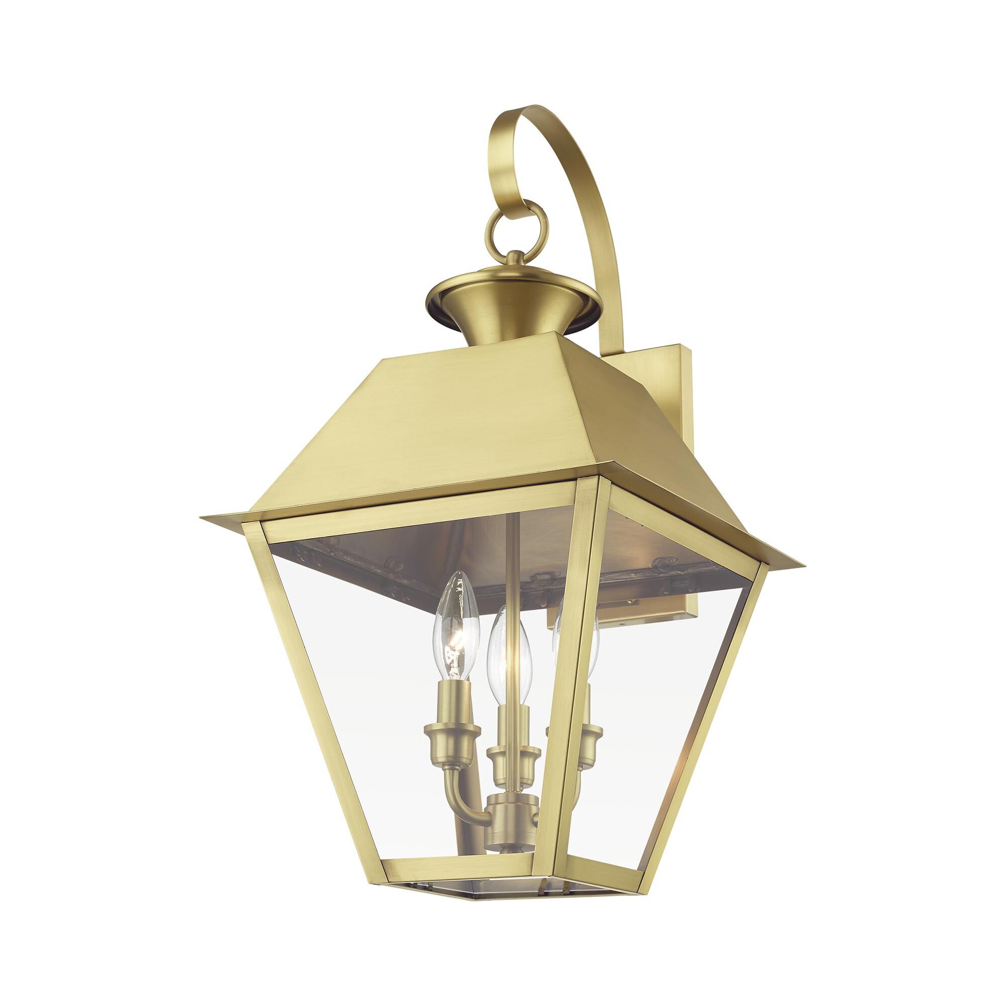 Wentworth 22 Inch Tall 3 Light Outdoor Hanging Lantern by Livex Lighting