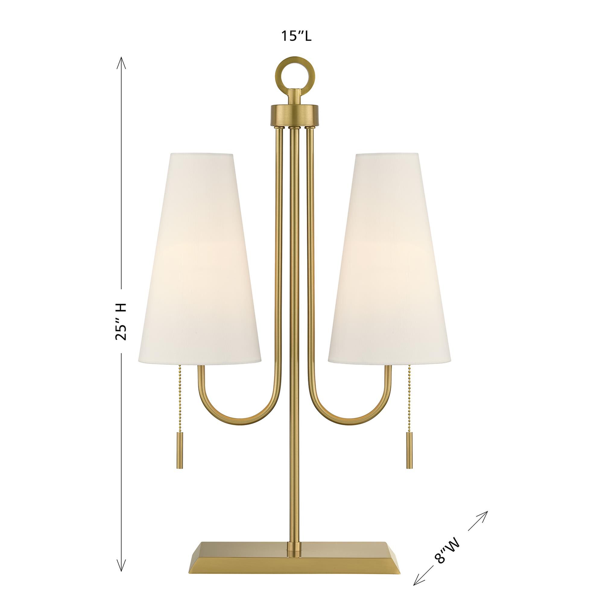 Dann Foley Wilkes Medium Table Lamp,
