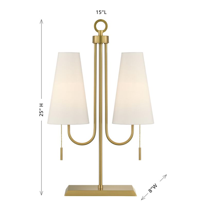 Dann Foley Wilkes Medium Table Lamp by Savoy House