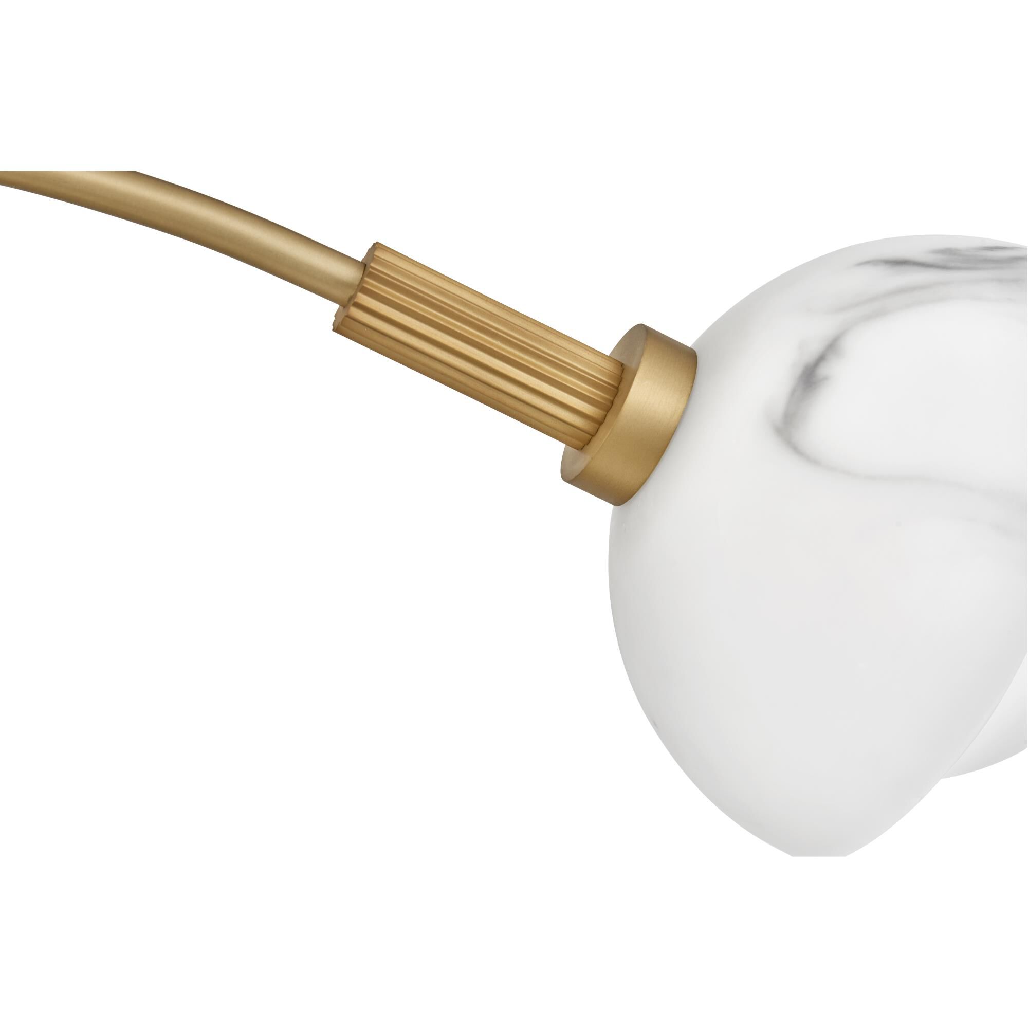 Phoebe 33 Inch 5 Light LED Chandelier by Fredrick Ramond