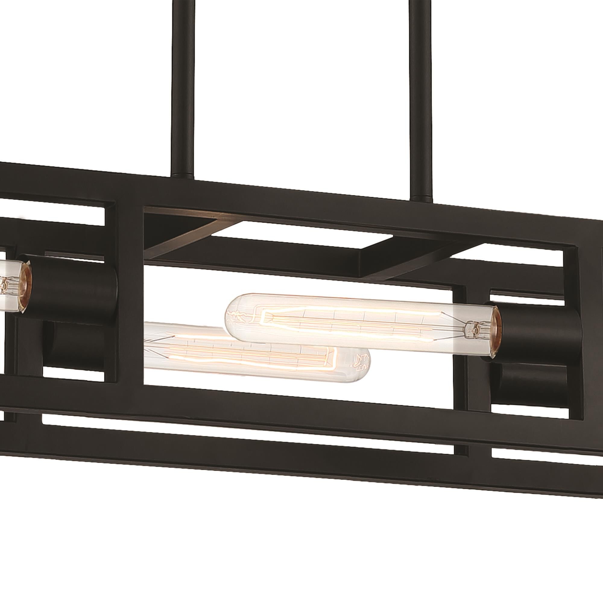 Urban Oasis 38 Inch 6 Light Linear Suspension Light by Designers Fountain