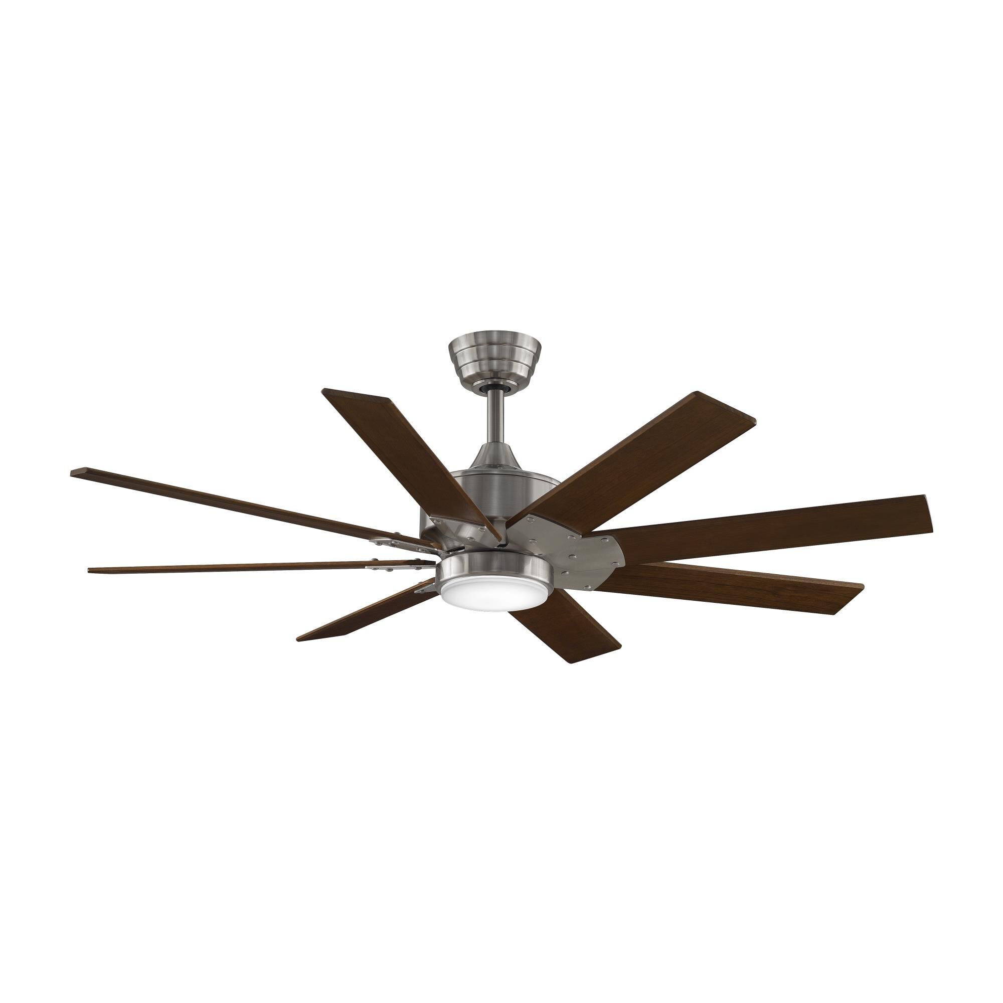Shown in Brushed Nickel finish and Opal Frosted glass