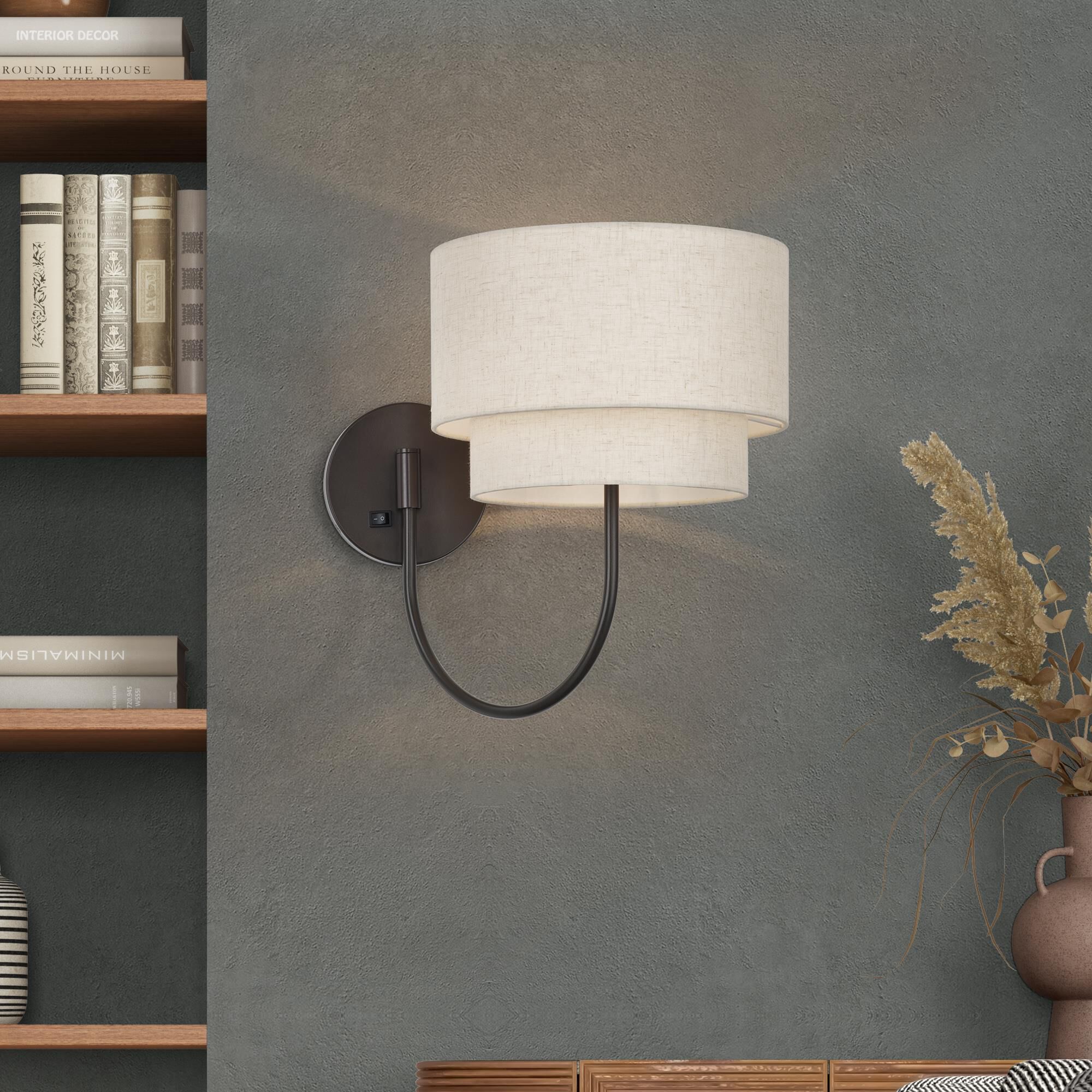 Manorwood 16 Inch Wall Swing Lamp by Livex Lighting