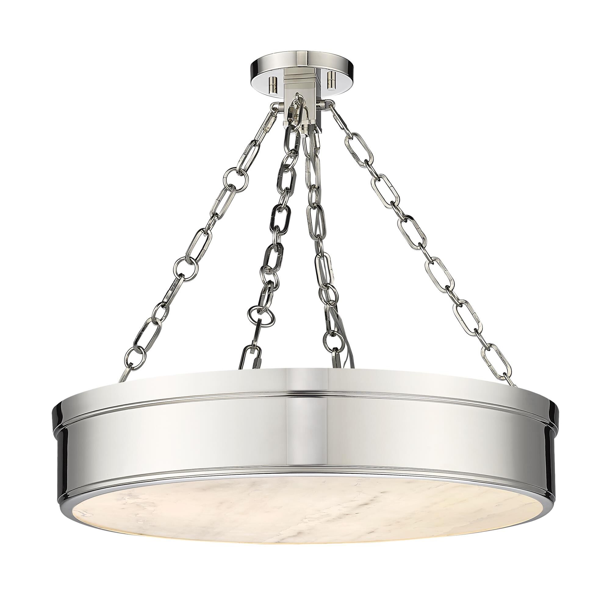 Anders 15 Inch 1 Light LED Semi Flush Mount by Z-Lite