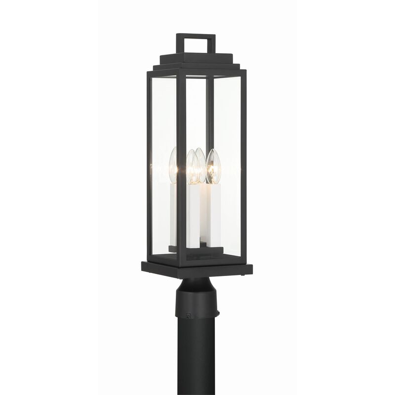 Aspen 22 Inch Outdoor Post Lamp by Crystorama