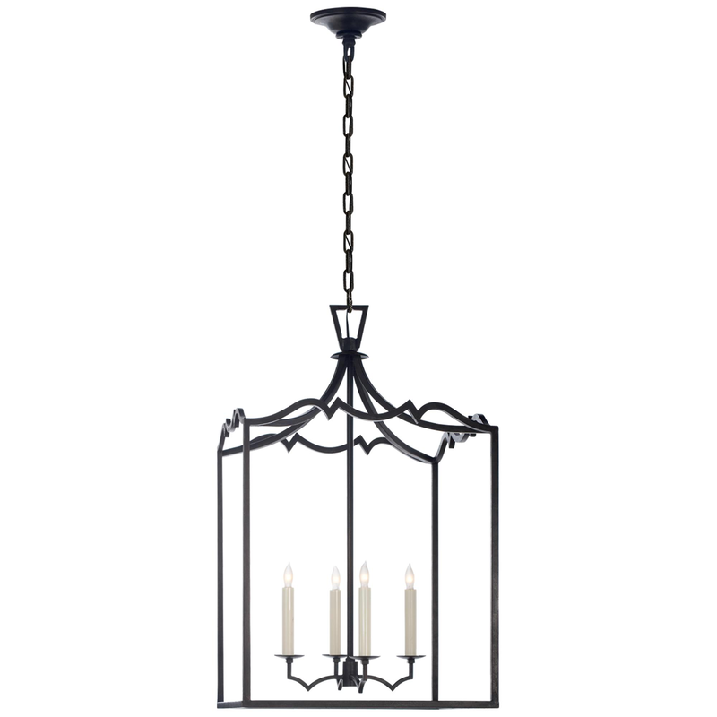 Chapman & Myers Darlana 17 Inch Cage Pendant by Visual Comfort Signature Collection