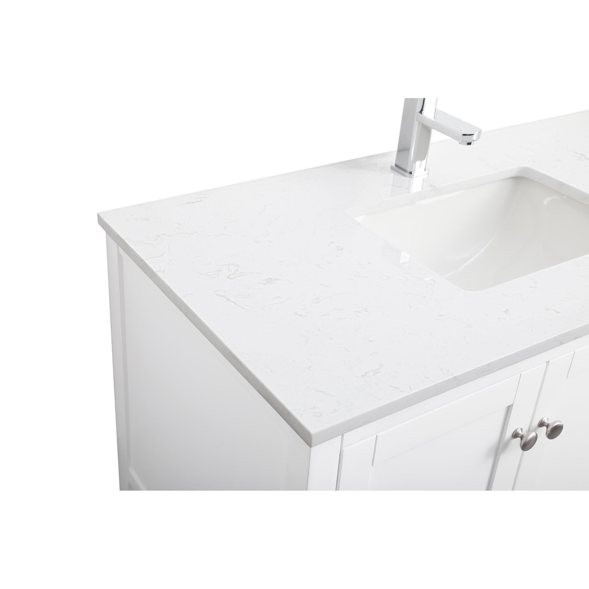 Shown in White finish