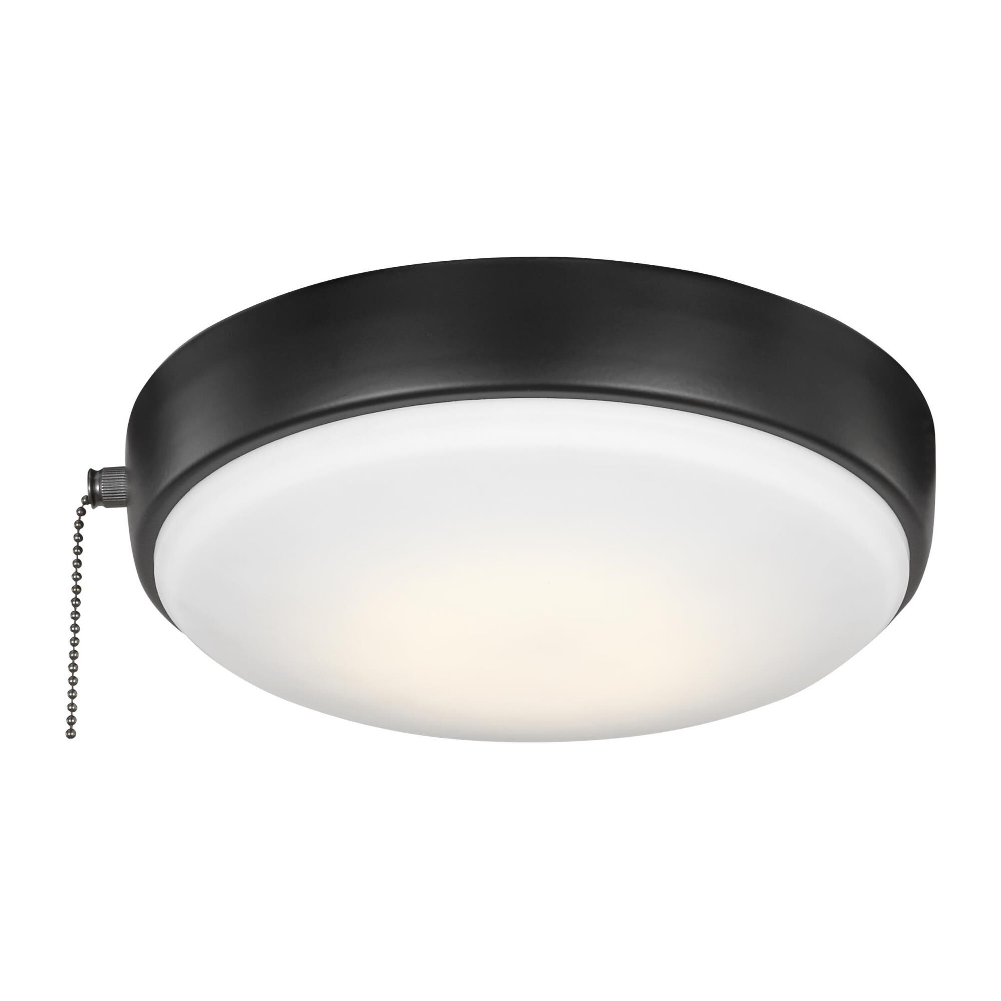 Shown in Matte Black finish and Frosted Acrylic Lens glass and Frosted shade
