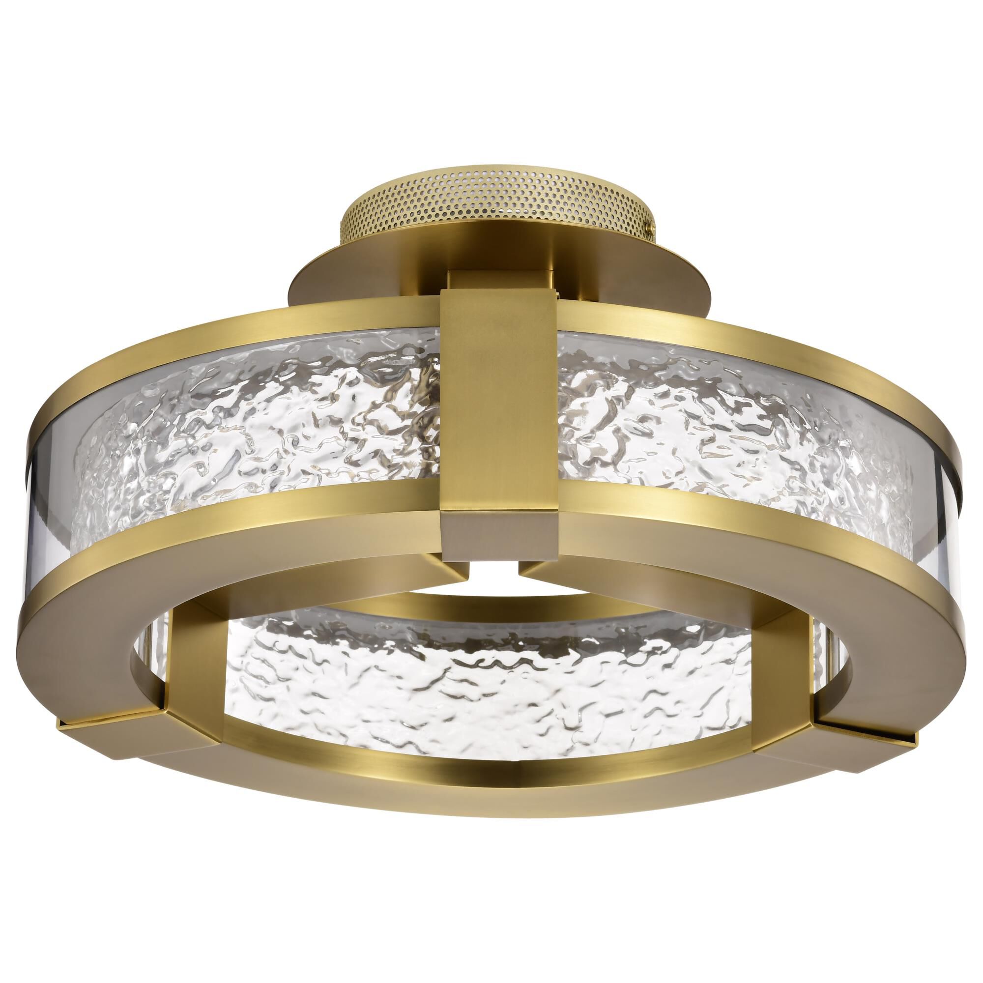 Darrow 14 Inch Semi Flush Mount by Nuvo Lighting