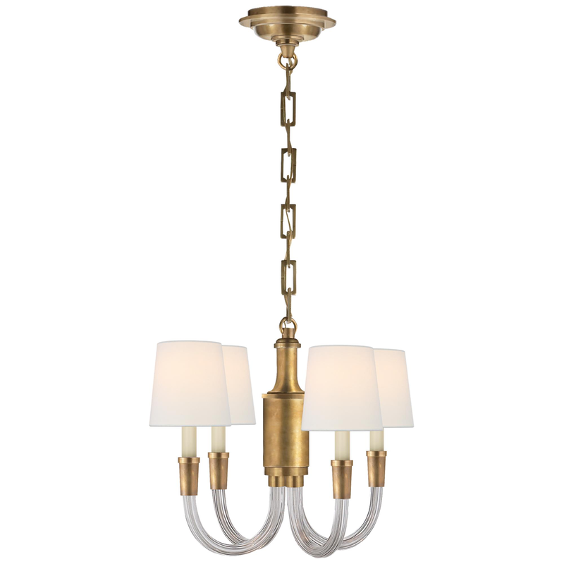Thomas O'Brien Vivian 18 Inch 4 Light Mini Chandelier by Visual Comfort Signature Collection