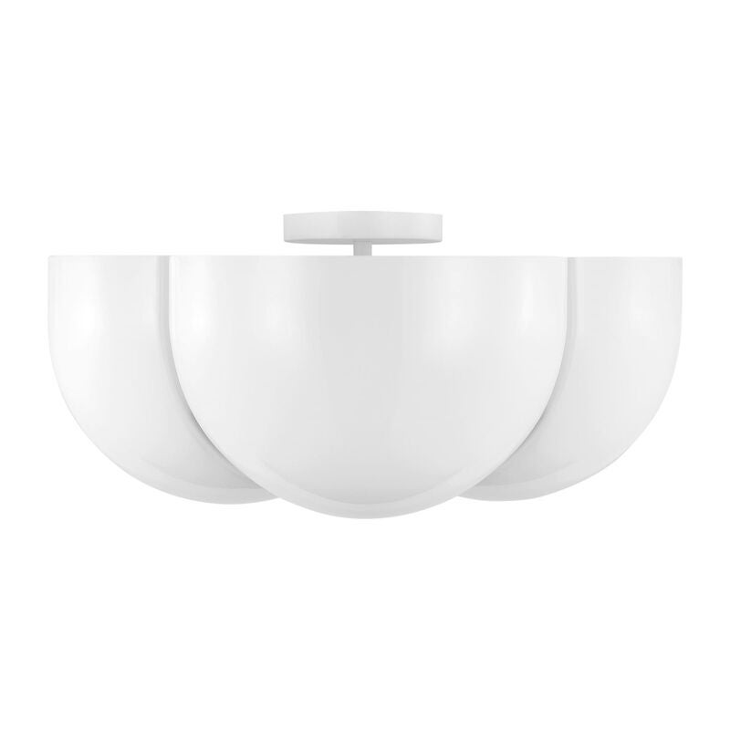 Christiane Lemieux Cheverny 20 Inch 4 Light Semi Flush Mount by Visual Comfort Studio