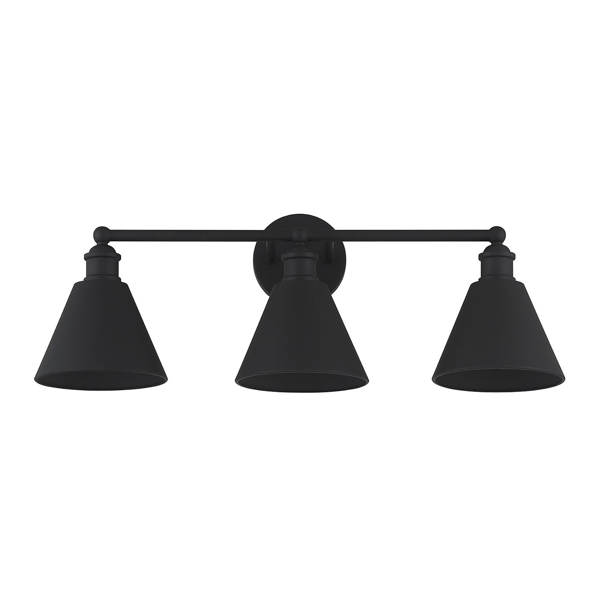 Shown in Matte Black finish and Matte Black Metal shade