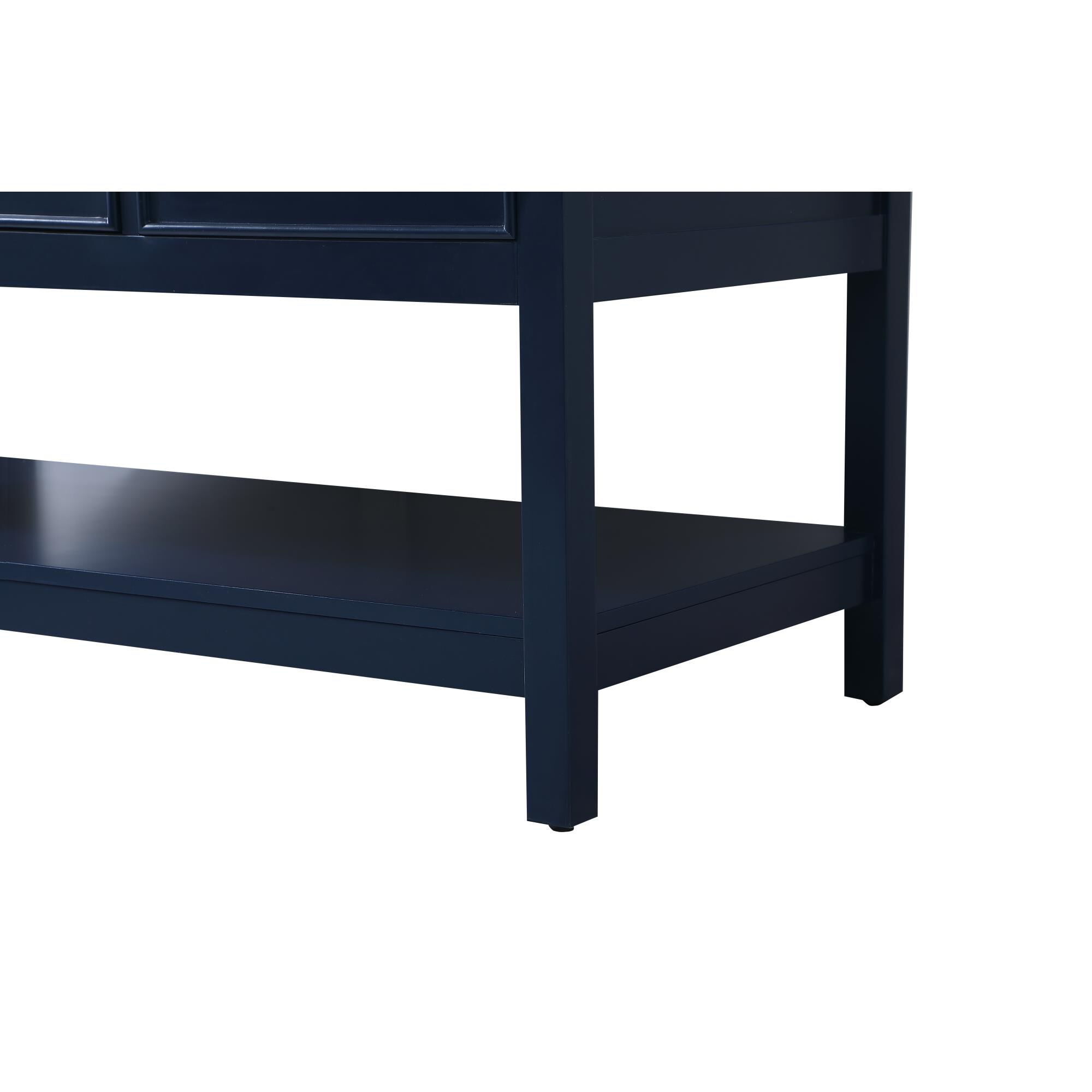 Shown in Blue finish