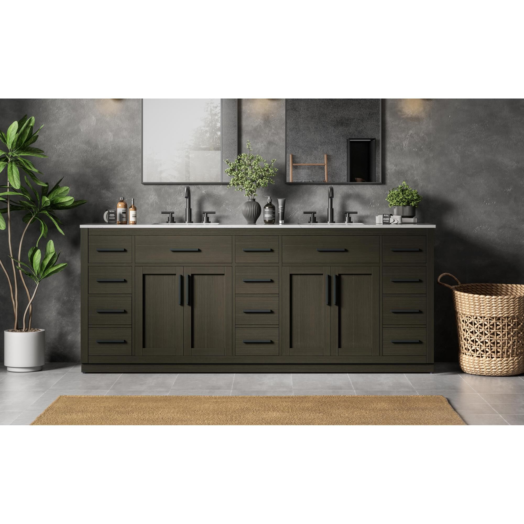 Shown in Mocha Brown finish