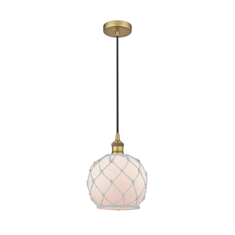 Bruno Marashlian Farmhouse Rope 8 Inch Mini Pendant by Innovations Lighting