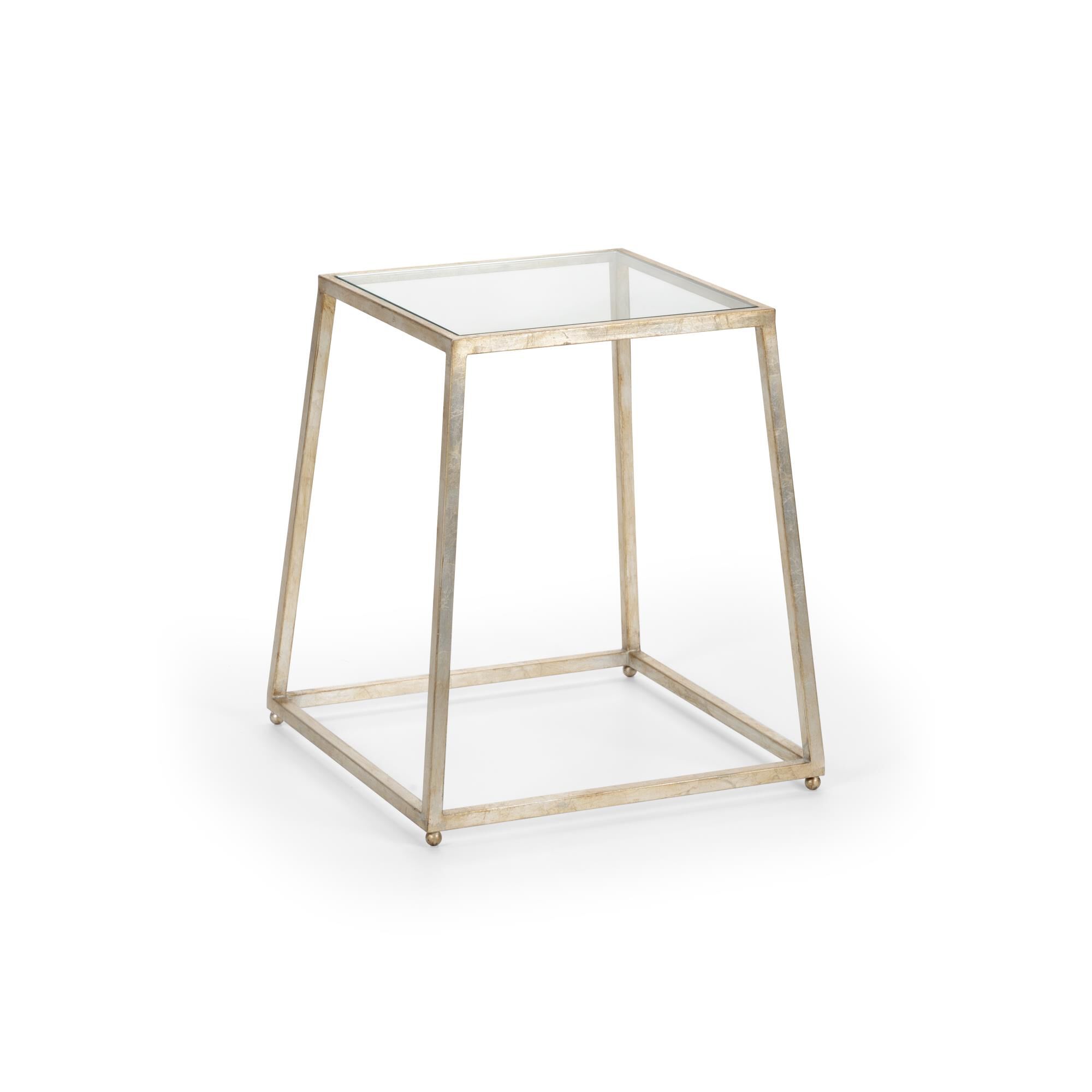 Shown in Antique Silver Leaf/ Clear/ Beveled finish and Tempered/Transparent glass