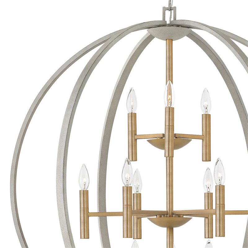 Euclid 36 Inch Chandelier by Hinkley