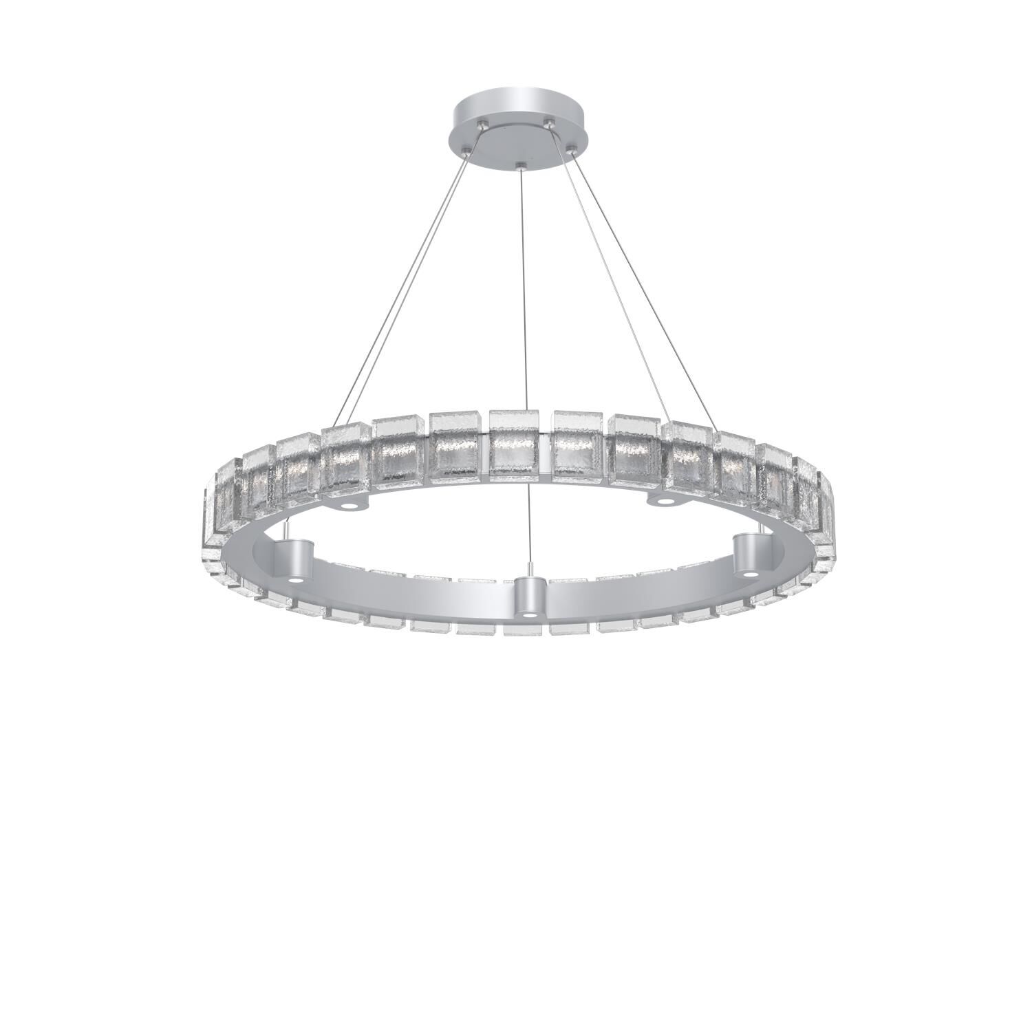 Shown in Classic Silver finish and Clear glass