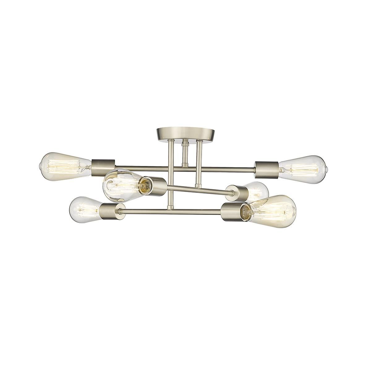 Decco 16 Inch 6 Light Semi Flush Mount by Millennium Lighting