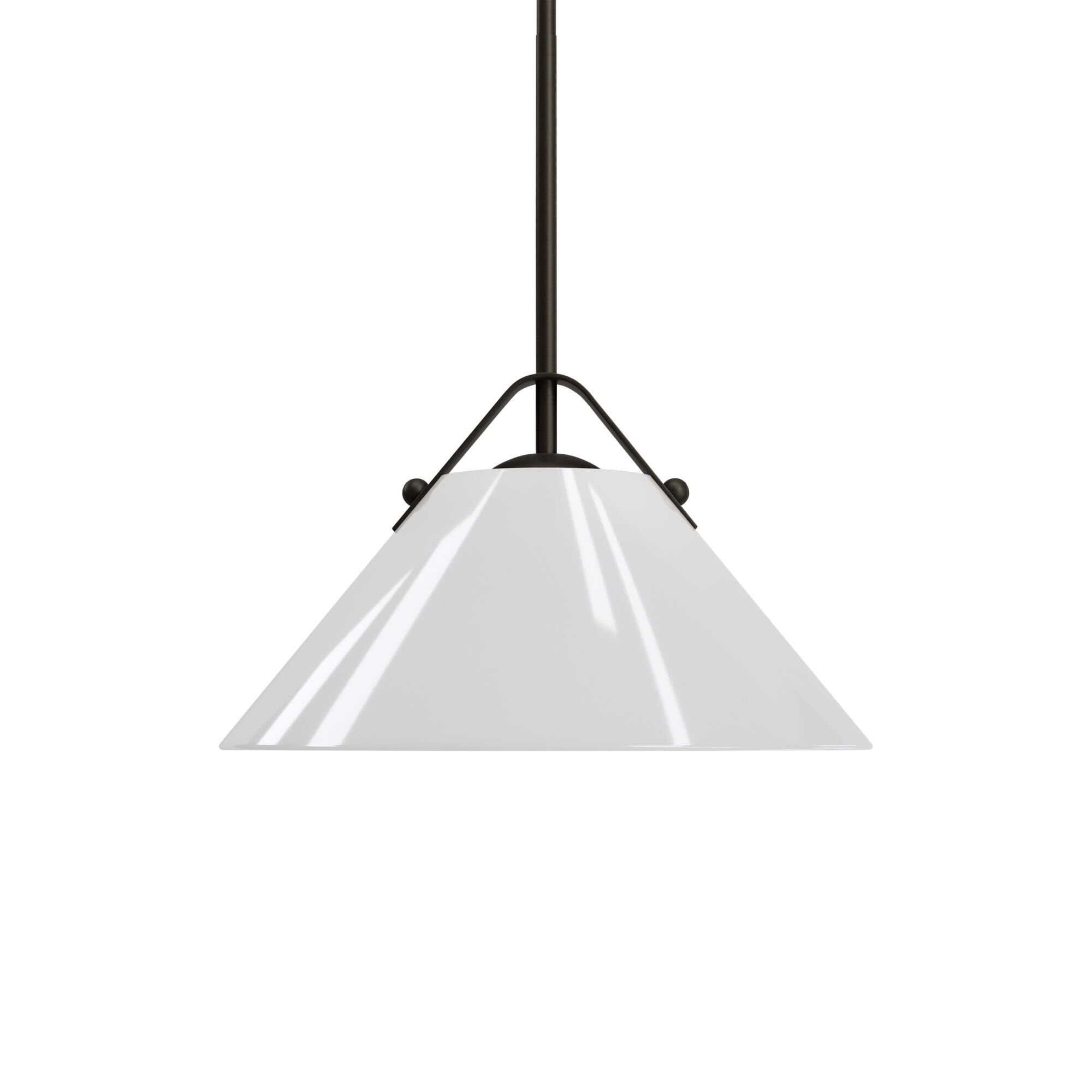 Shown in Opaque White and Oil Rubbed Bronze finish