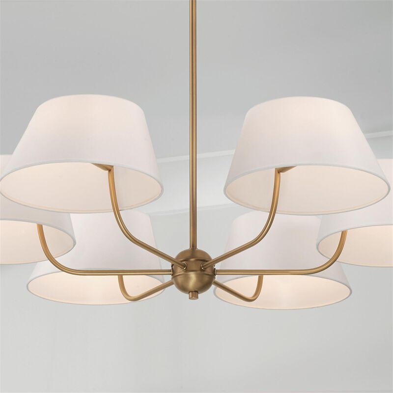 Welsley 36 Inch 6 Light Chandelier by Capital Lighting Fixture Company