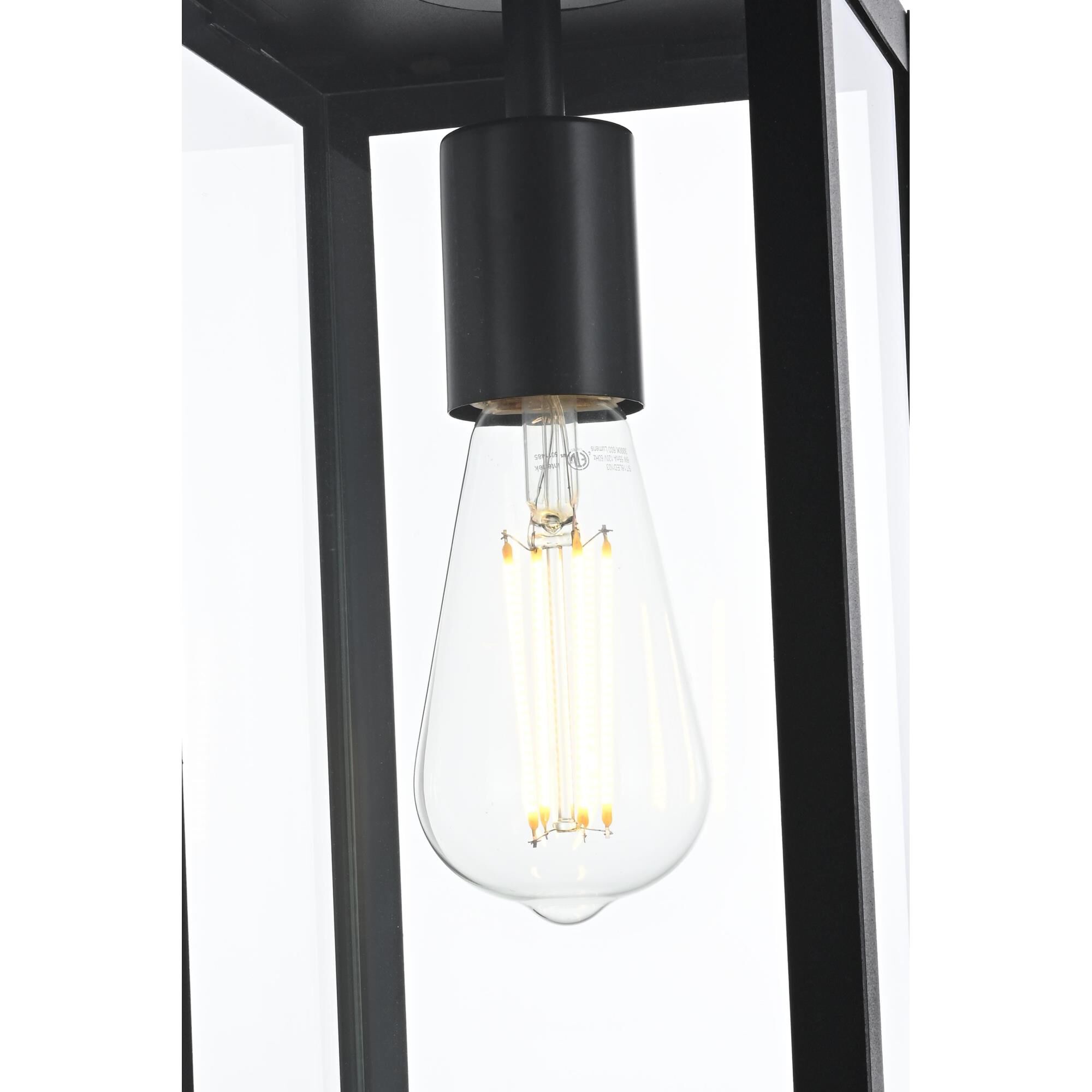 Hilton 6 Inch Outdoor Hanging Lantern by Elegant Lighting